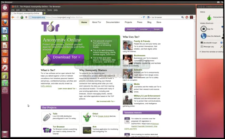 صورة لشعار تحميل Tor Browser، الذي يمثل تصفح الويب الذي يركز على الخصوصية والوصول إلى الإنترنت بشكل مجهول