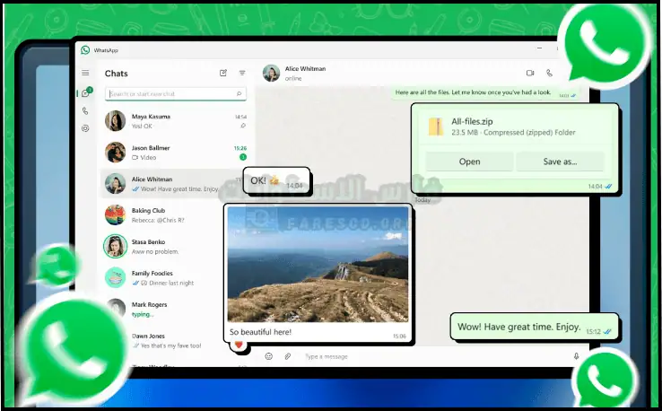 تحميل واتساب ويب للكمبيوتر WhatsApp Web أخر تحديث مجانا 2025