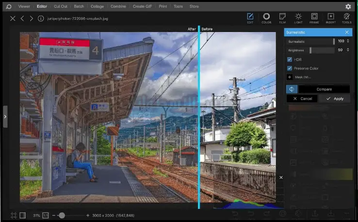 برنامج فوتوسكيب PhotoScape للكمبيوتر لتركيب وتعديل الصور 2025