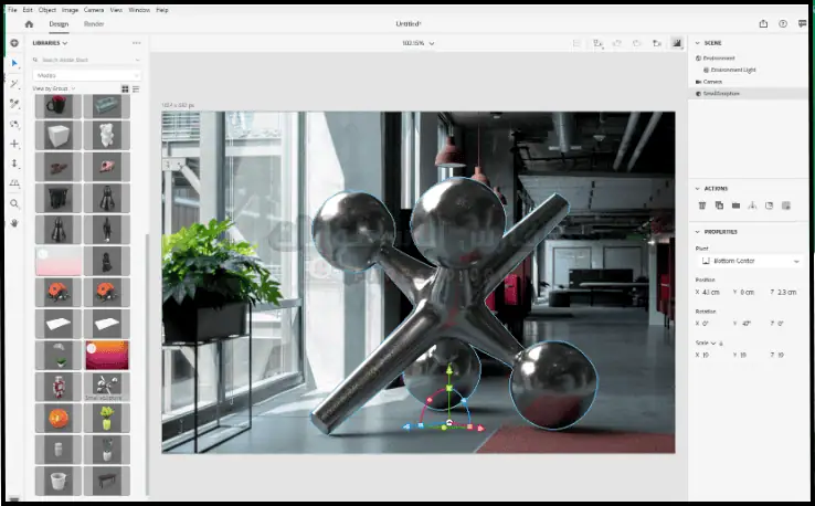 تحميل برنامج أدوبى دايمنشن للكمبيوتر Adobe Dimension مفعل مجاناً