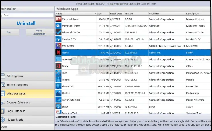 برنامج ريفو انستولر Revo Uninstaller Pro للكمبيوتر مفعل كامل مجاناً