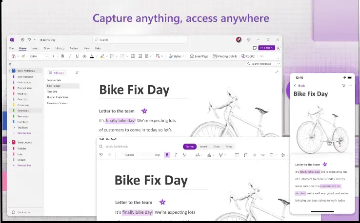 تحميل برنامج ون نوت Microsoft OneNote 2025 كامل مجاناً