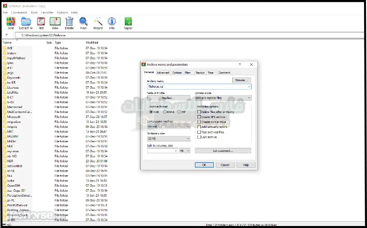 تحميل برنامج WinRAR 64 32 bit للكمبيوتر 2025 ويندوز 10,11, 8, 7