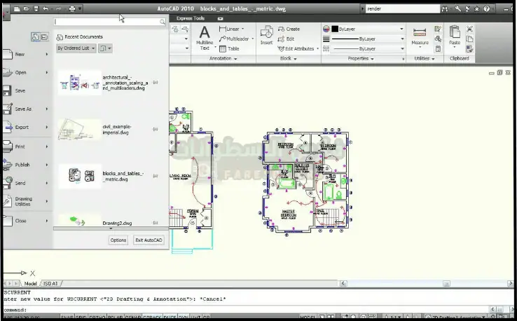 تحميل اوتوكاد 2010 كامل بالكراك 64 بت للكمبيوتر من ميديا ​​فاير